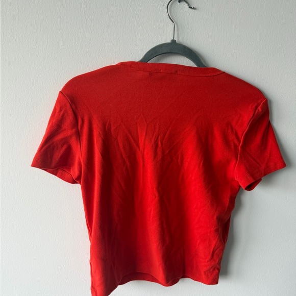 Red Women's Top - Picture 3 of 3